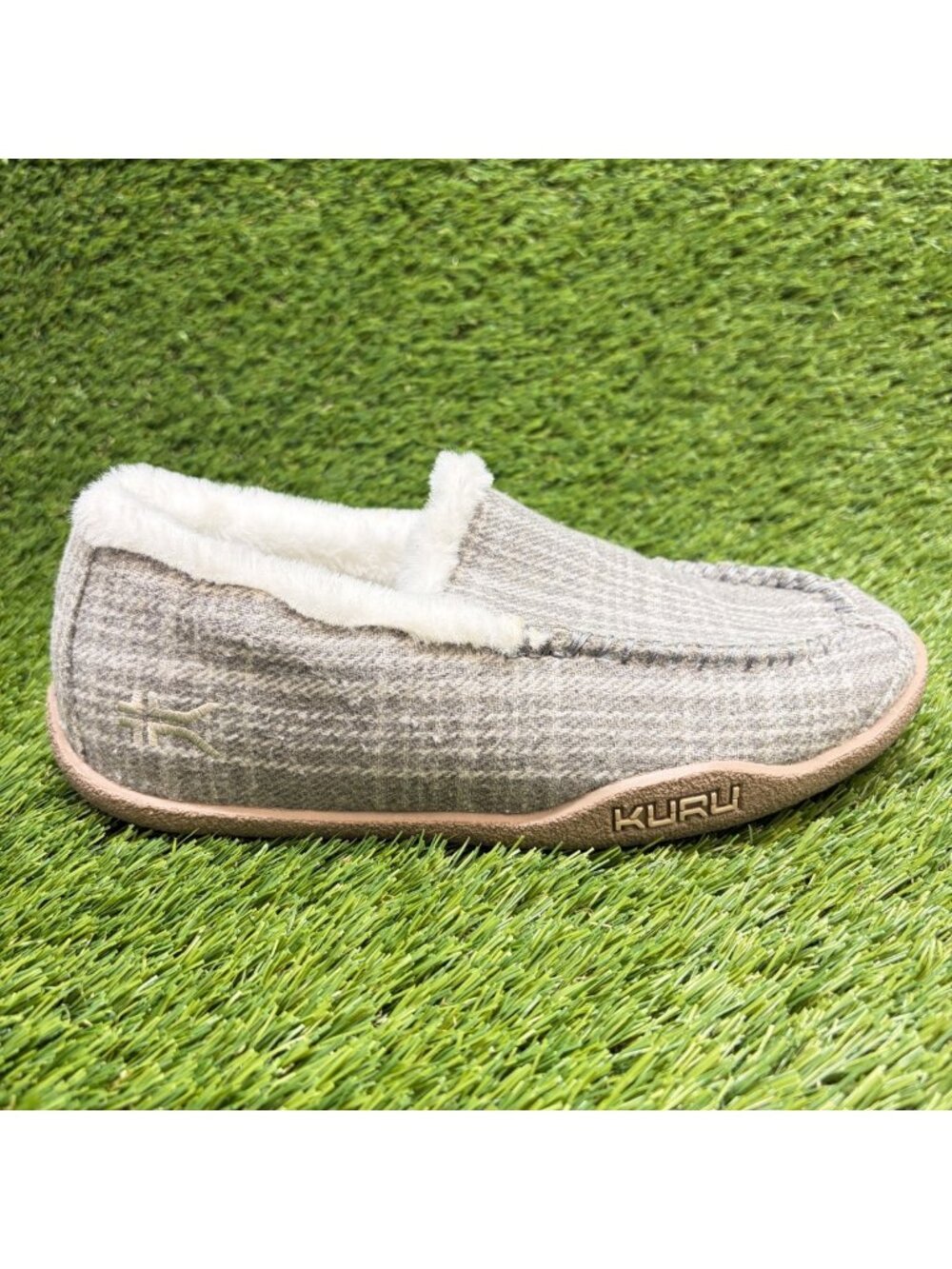 Kuru Loft Womens Size 9 Gray Casual Walking Slip On Moccasin Slippers Shoes